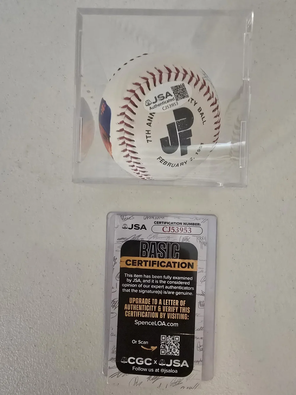 Autographed Multi-Signed 1991 Celebrity Baseball - JSA COA (Santo, Snider, Rando